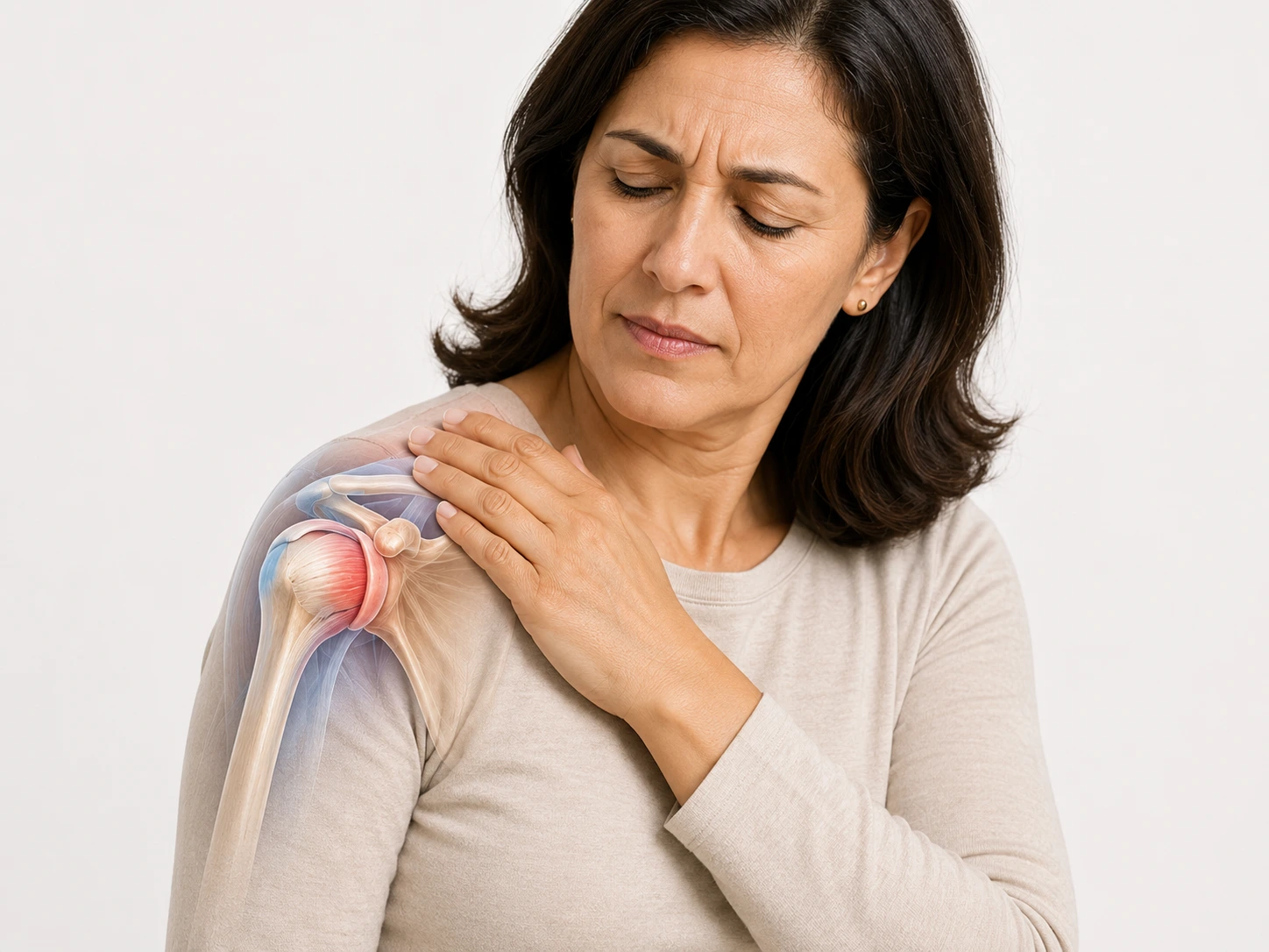 Age and gender and frozen shoulder — TEMP IMAGE, replace with real photo/graphic