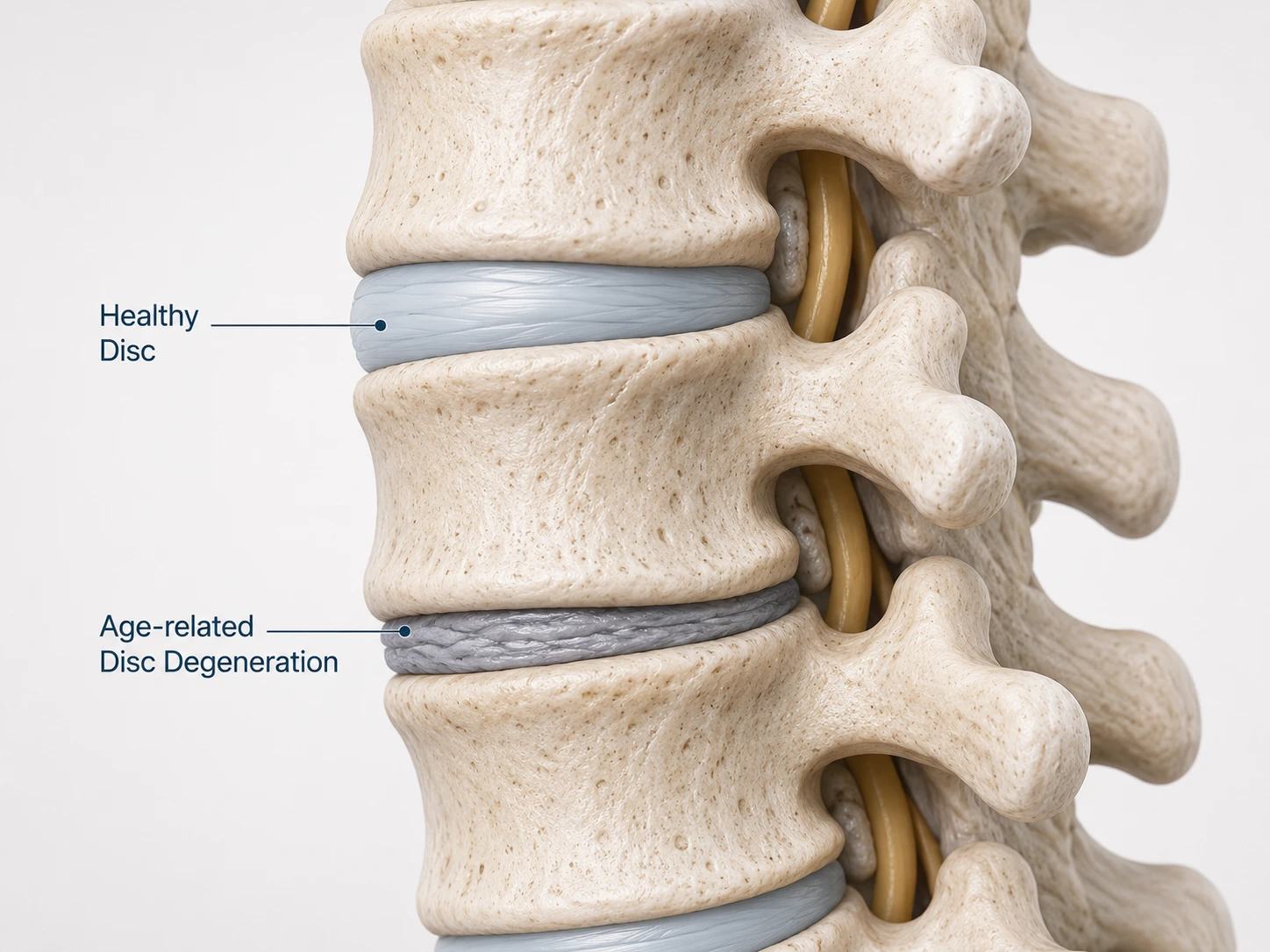 Age-related spinal disc degeneration