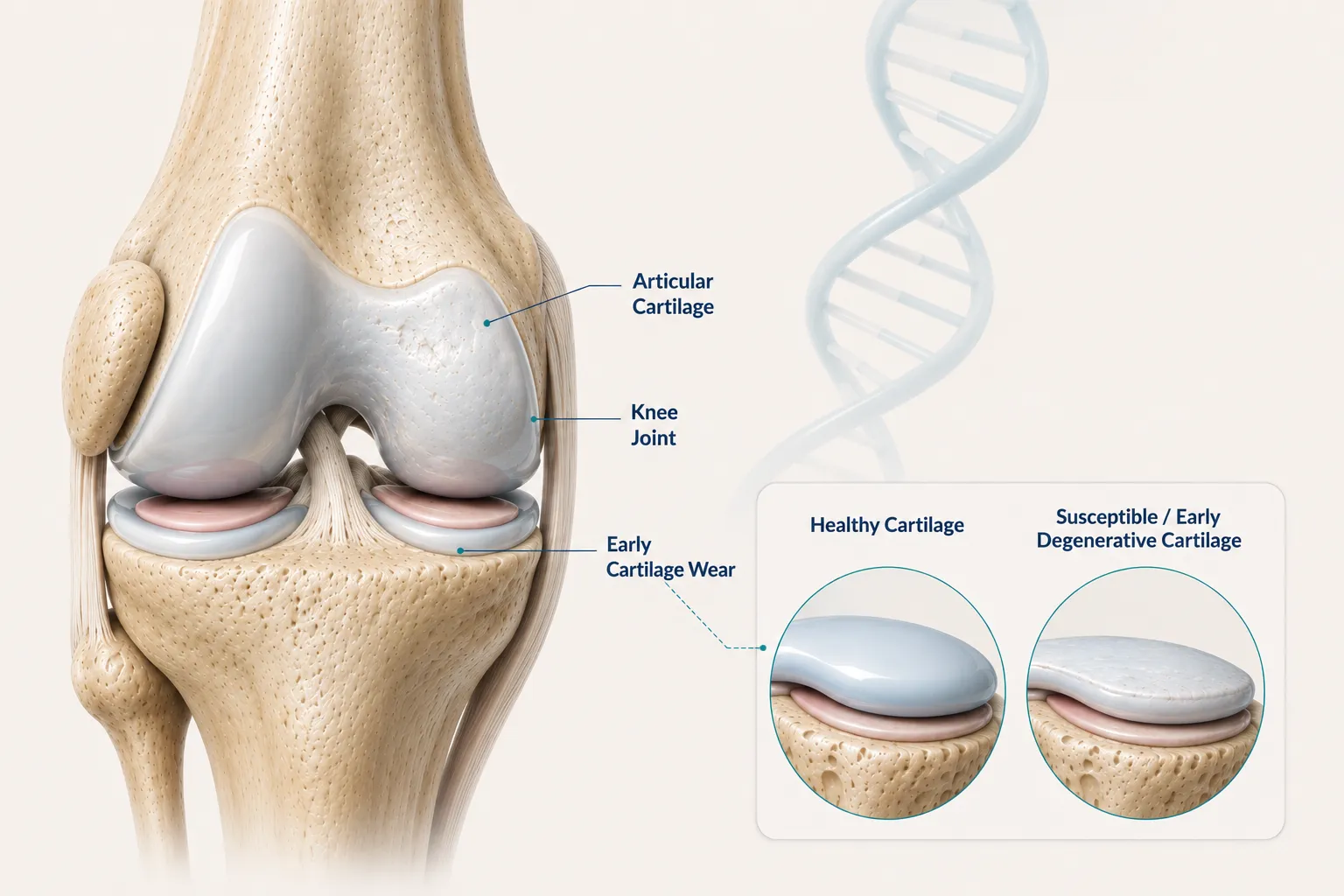Genetics and knee osteoarthritis — TEMP IMAGE, replace with real photo/graphic