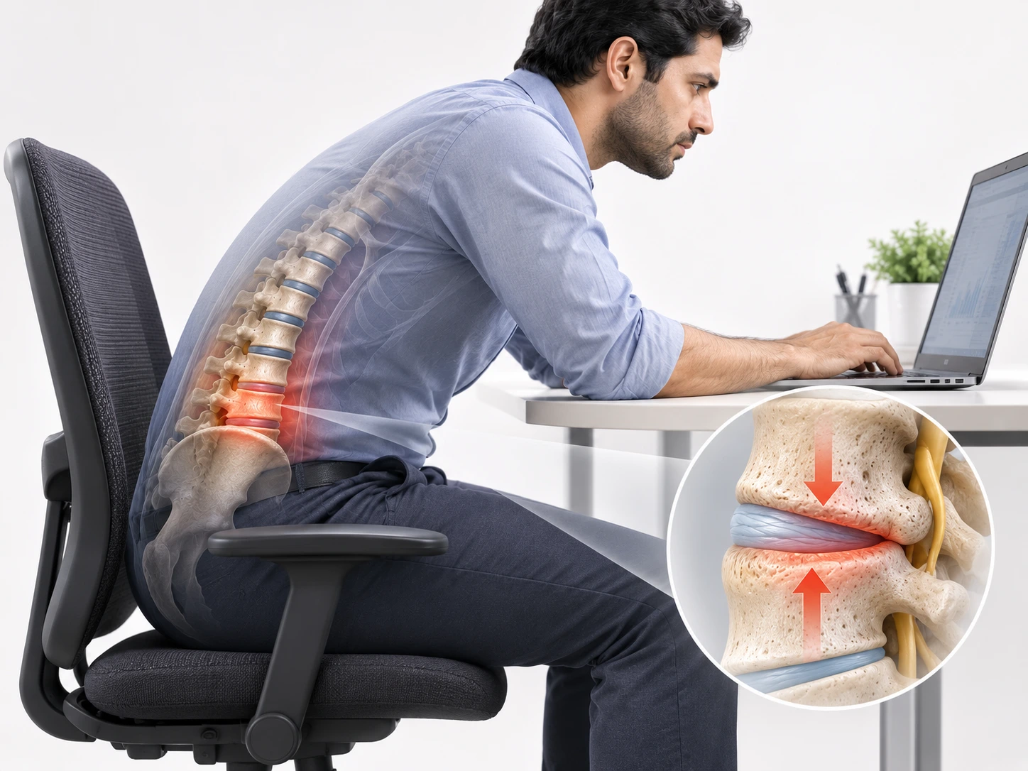 Lifestyle factors that can contribute to back and disc problems