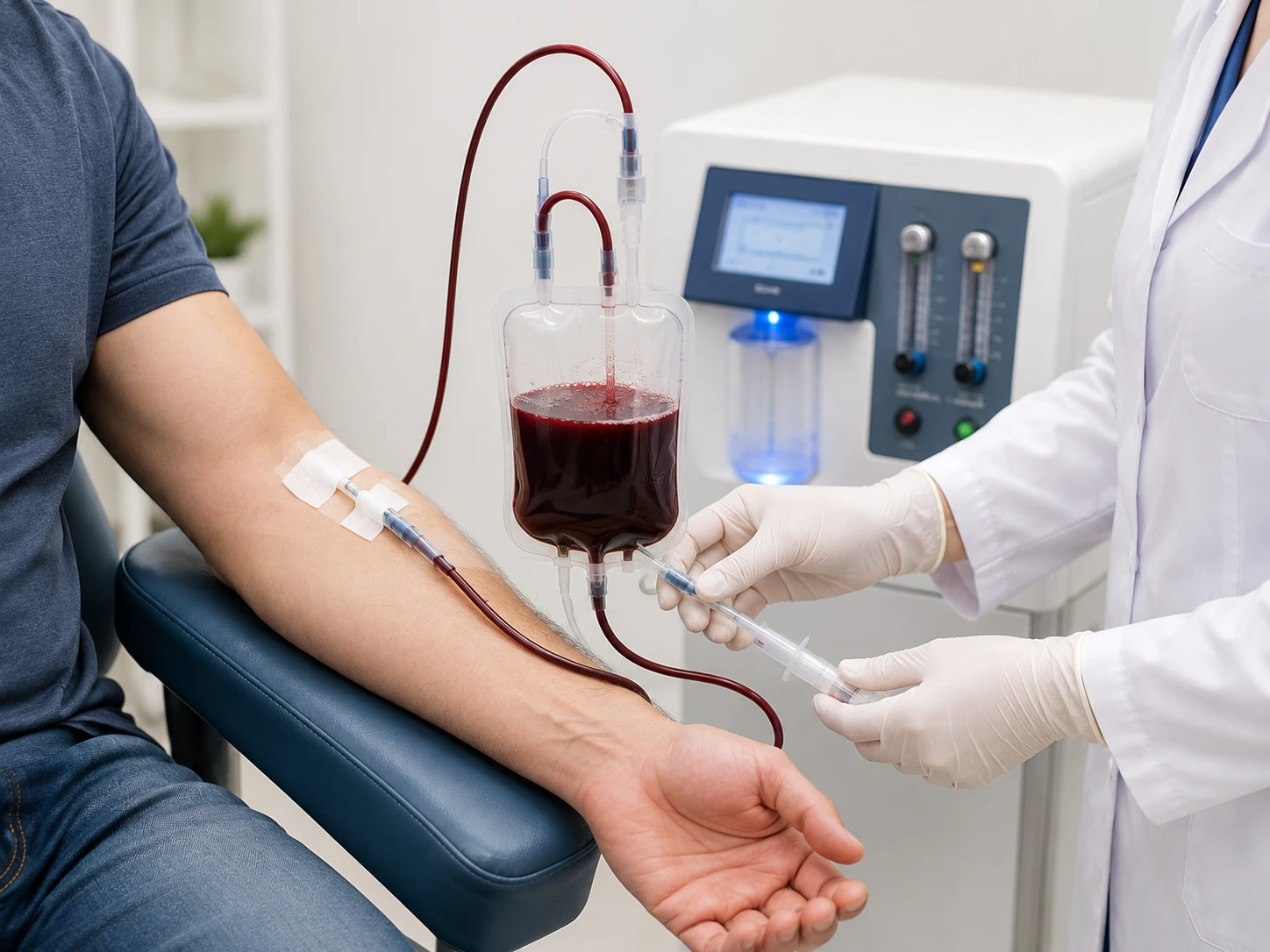 Ozone autohemotherapy treatment